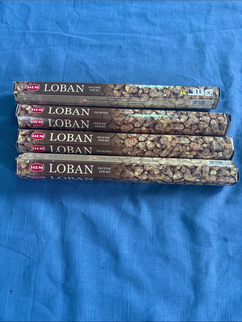 Hem Loban Incense Sticks - Brown Packaging